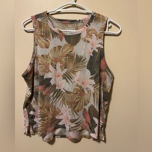 Old Navy Athletic Floral Tank